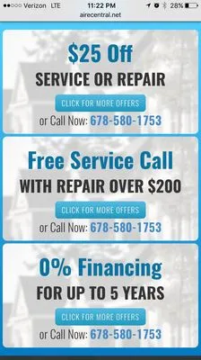 Aire Central Heating and Cooling