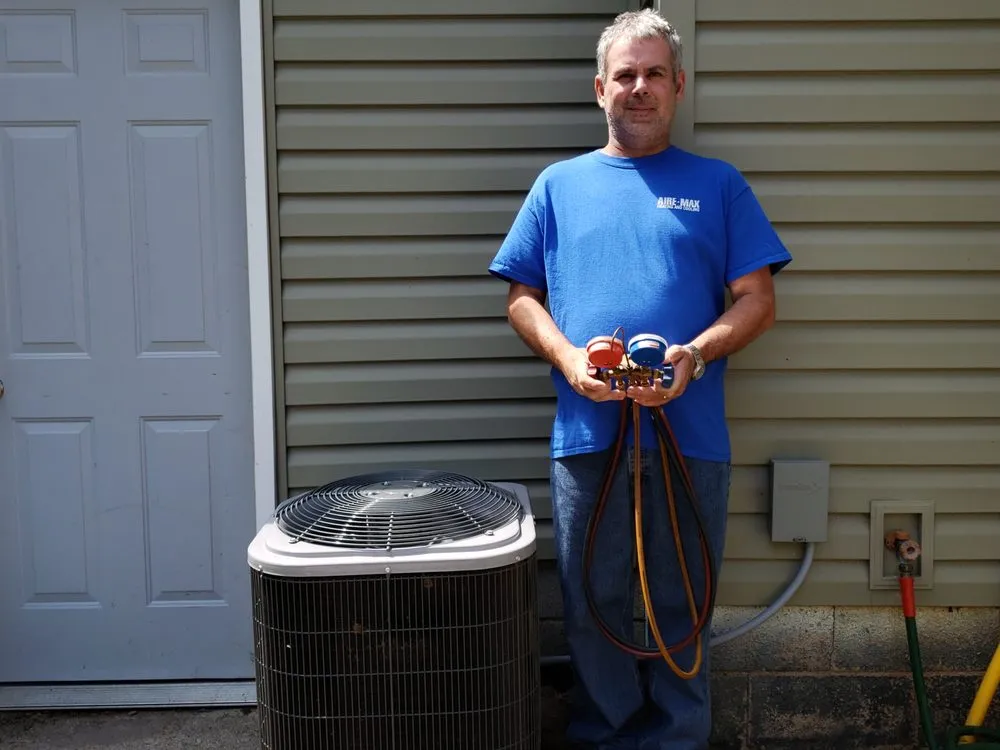 Slide of Aire-Max heating and cooling