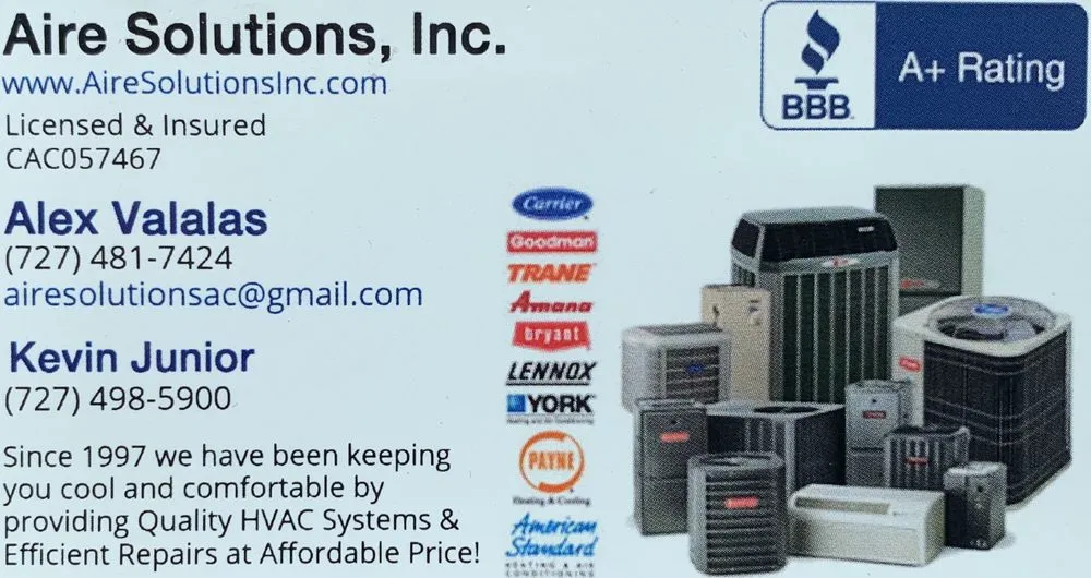Slide of Aire Solutions