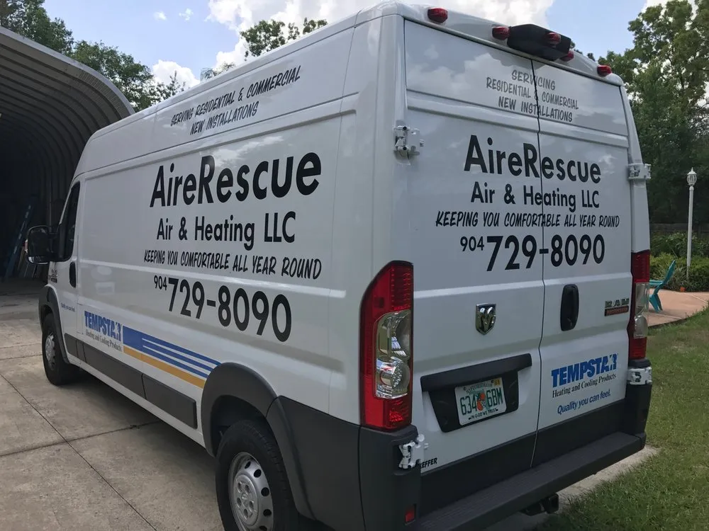 Slide of AireRescue Air and Heating