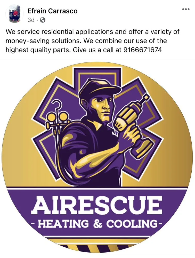 Slide of Airescue Heating and Cooling