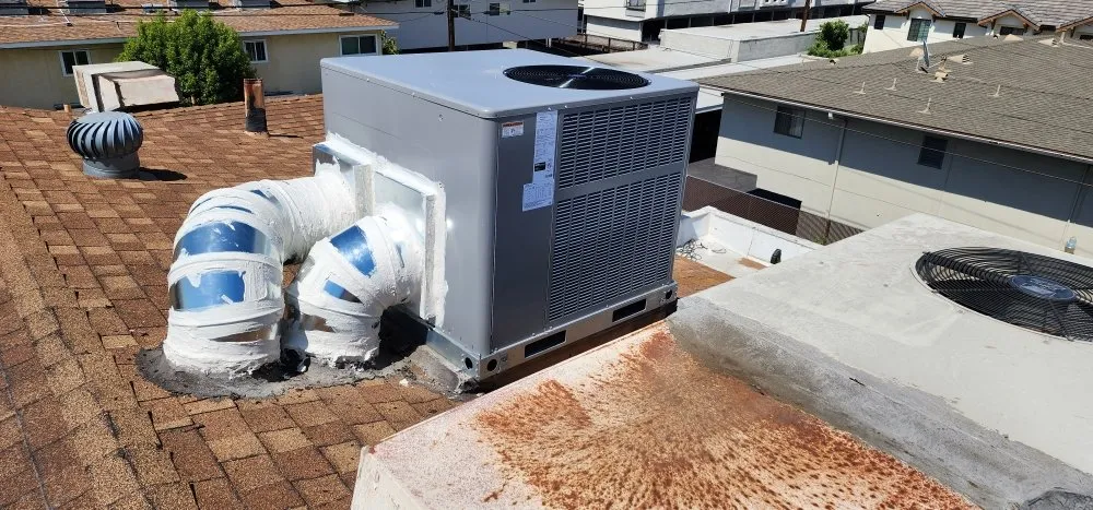 Slide of Airflex heating and cooling