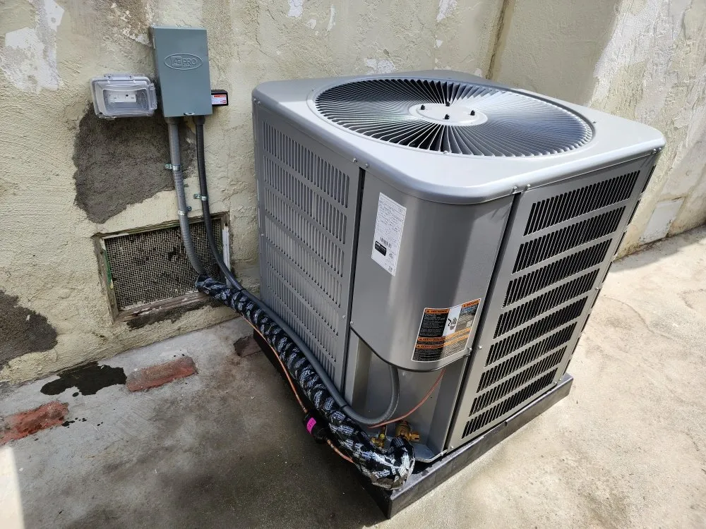 Slide of Airflex heating and cooling
