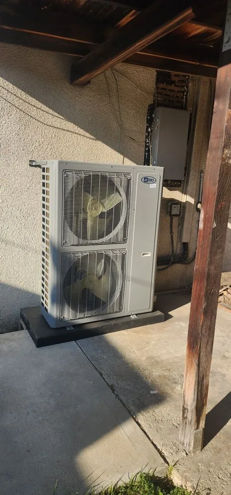 Slide of Airflex heating and cooling