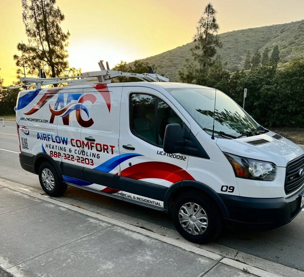 Slide of Airflow Comfort Heating and Cooling