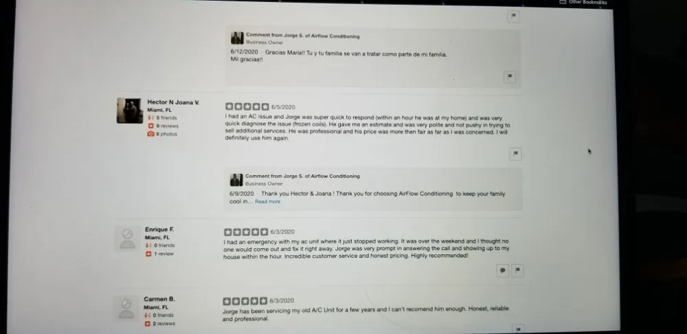 Slide of Airflow Conditioning