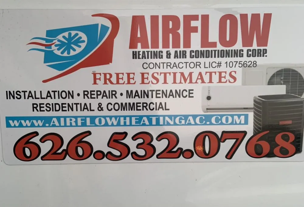 Slide of Airflow Heating & Air Conditioning