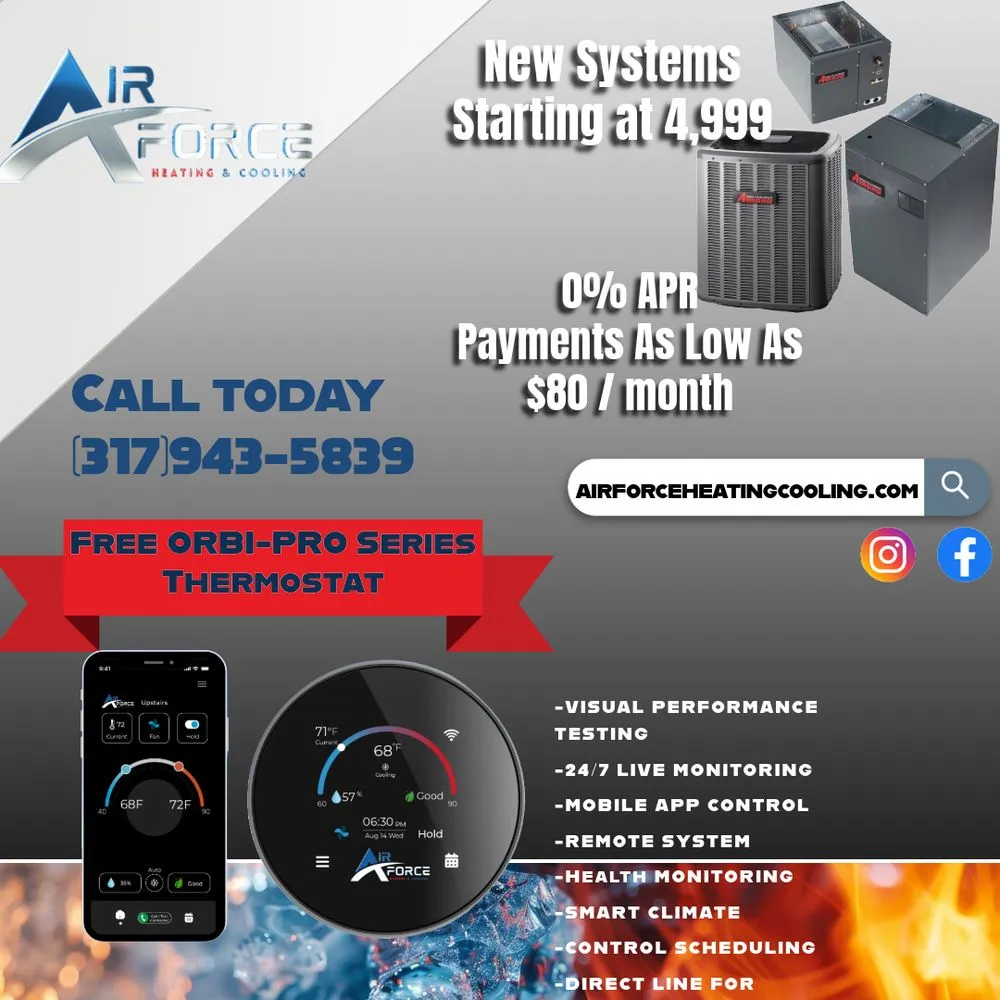 Slide of Airforce Heating and Cooling