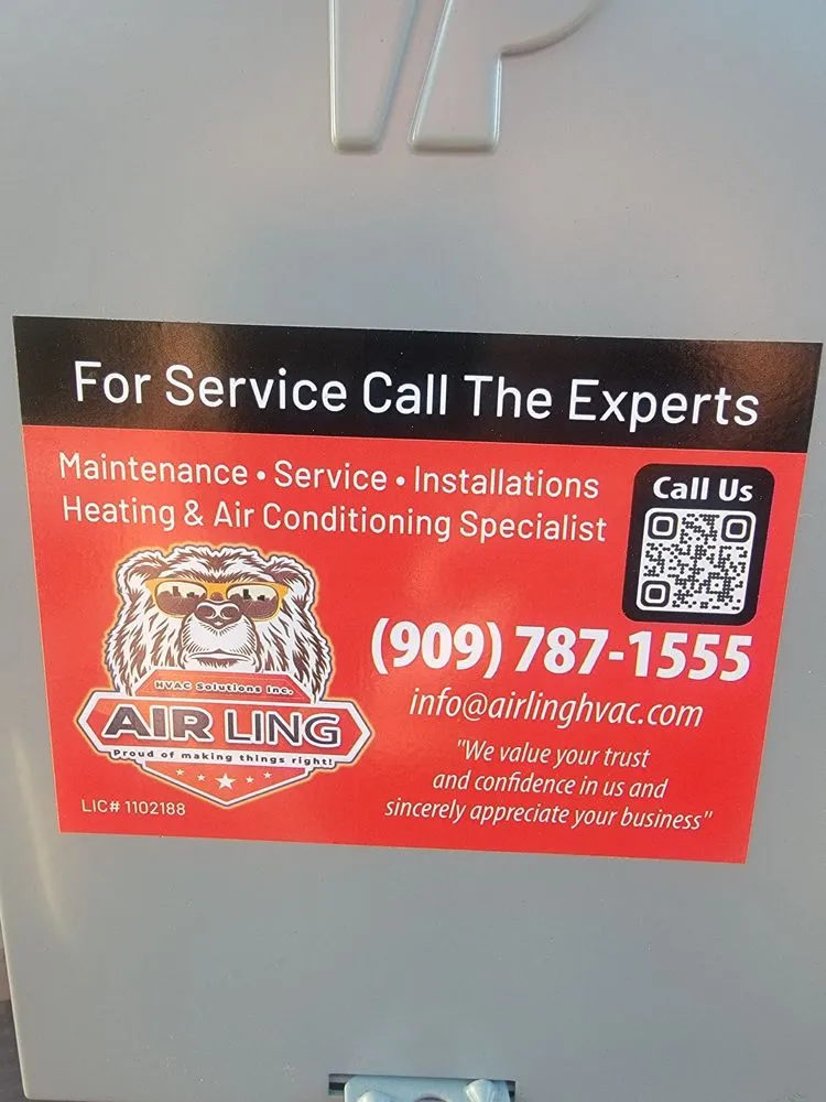 Slide of AirLing HVAC Solutions