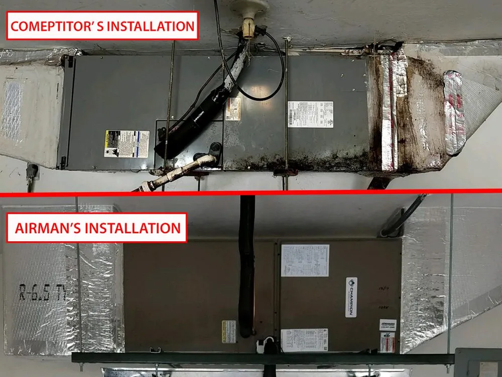 Slide of Airman Heating & Cooling