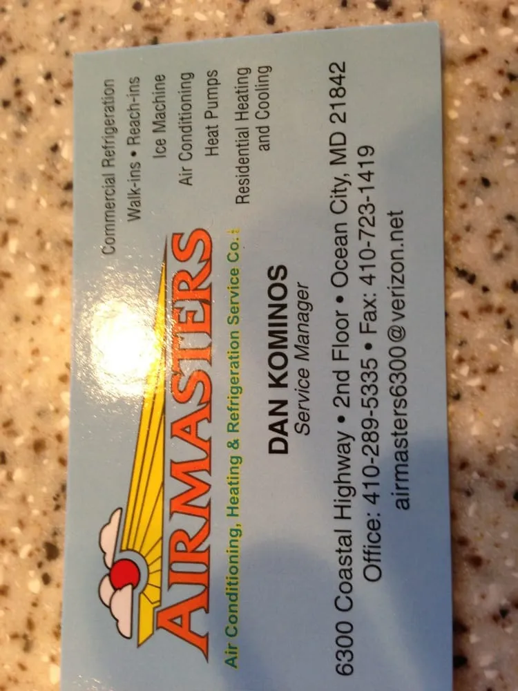 Slide of Airmasters Air Conditioning Refrigeration