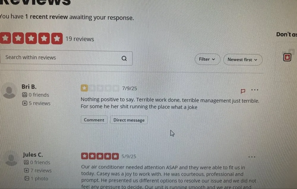 Slide of Airpex Cooling, Heating and Plumbing