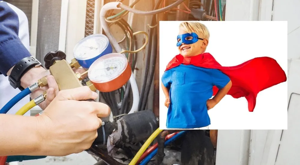 Slide of AIRSUPERHERO