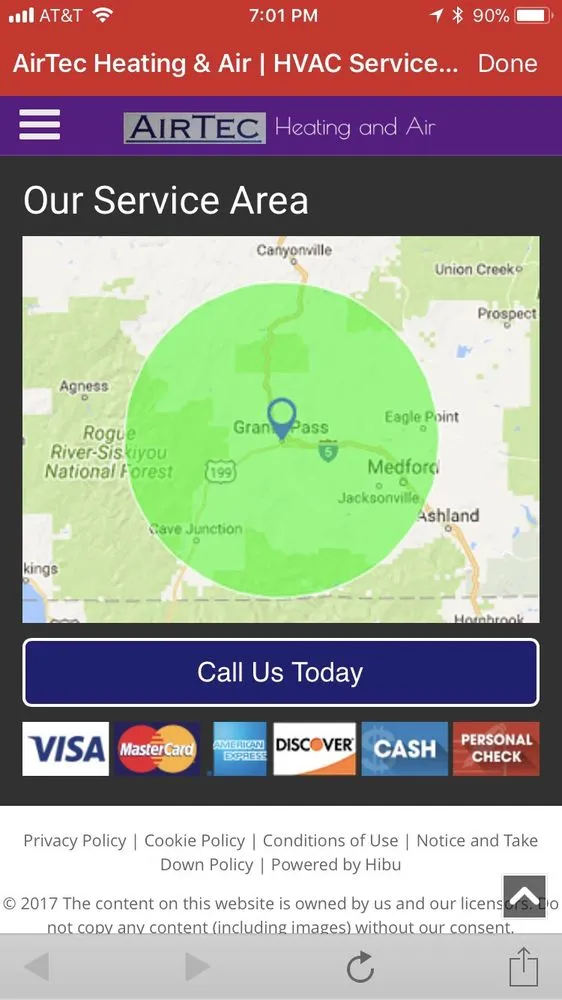 Slide of AirTec Heating & Air