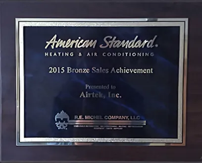 Slide of Airtek Inc. Heating and Cooling