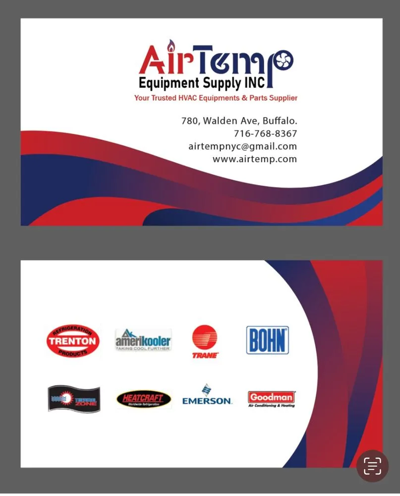 Slide of AirTemp Equipment Supply