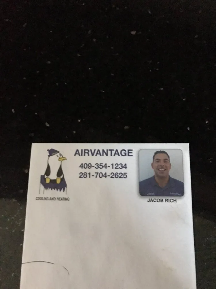 Slide of Airvantage Cooling and Heating