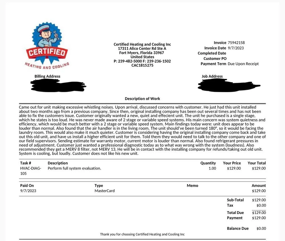 Slide of Airworks Cooling & Heating