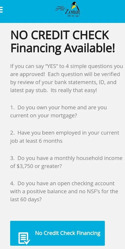 Slide of AirZona HVAC