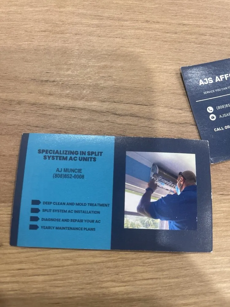 Slide of AJs Affordable AC