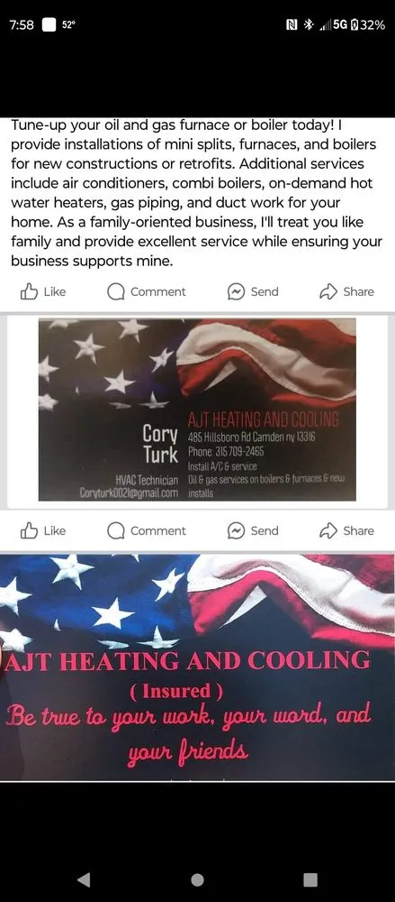 Slide of AJT Heating and Cooling