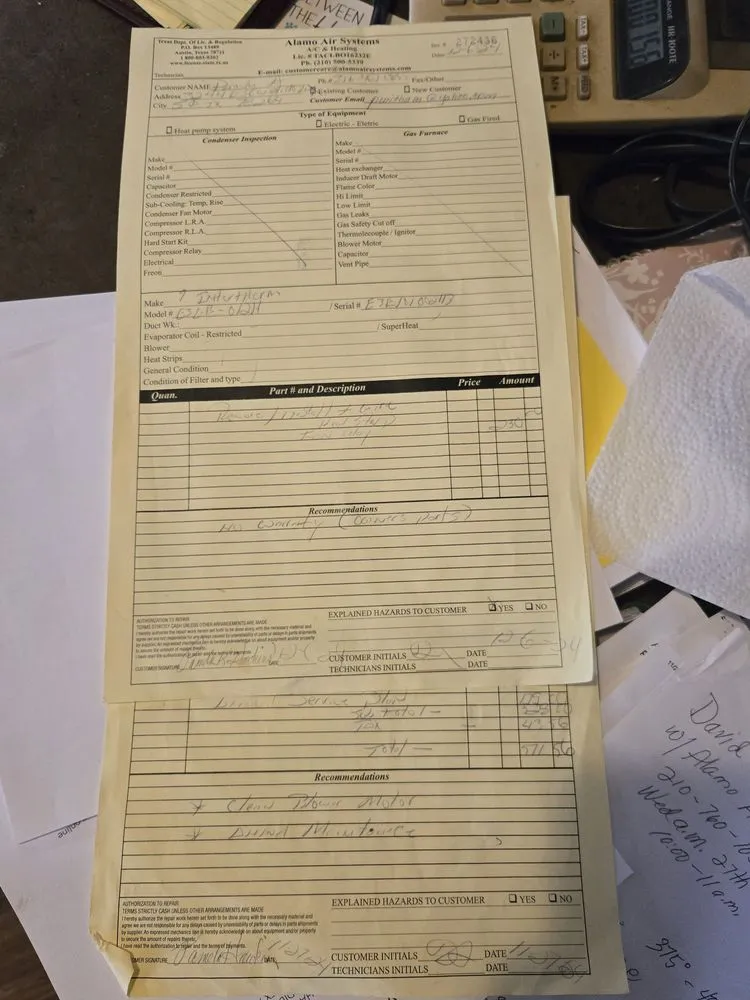 Slide of Alamo Air Systems