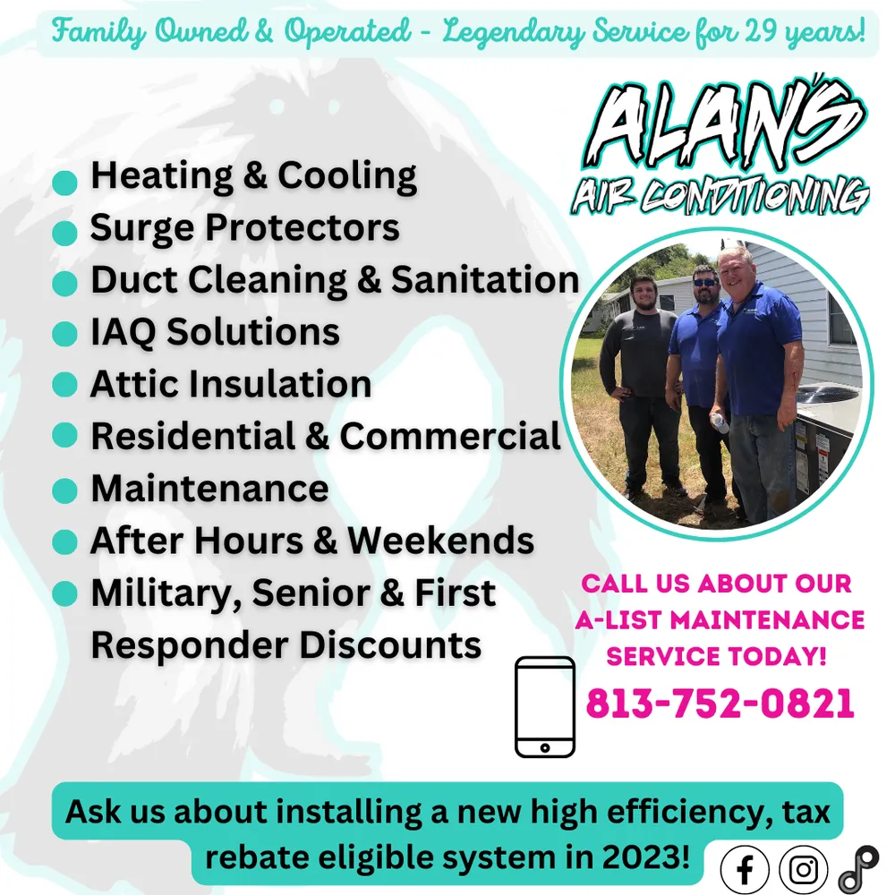 Slide of Alan's Air Conditioning Service