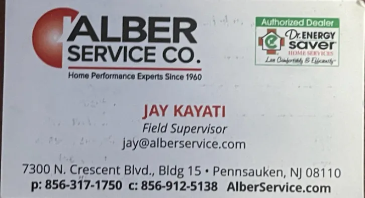 Slide of Alber Service Company