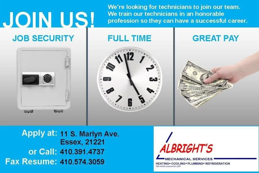 Slide of Albright Mechanical Services