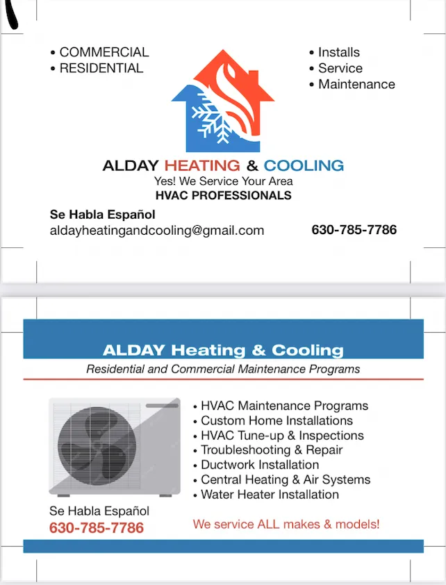 Slide of Alday Heating & Cooling