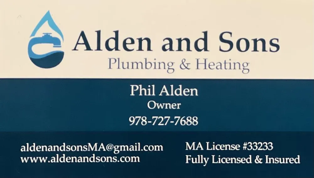 Slide of Alden and Sons Plumbing and Heating