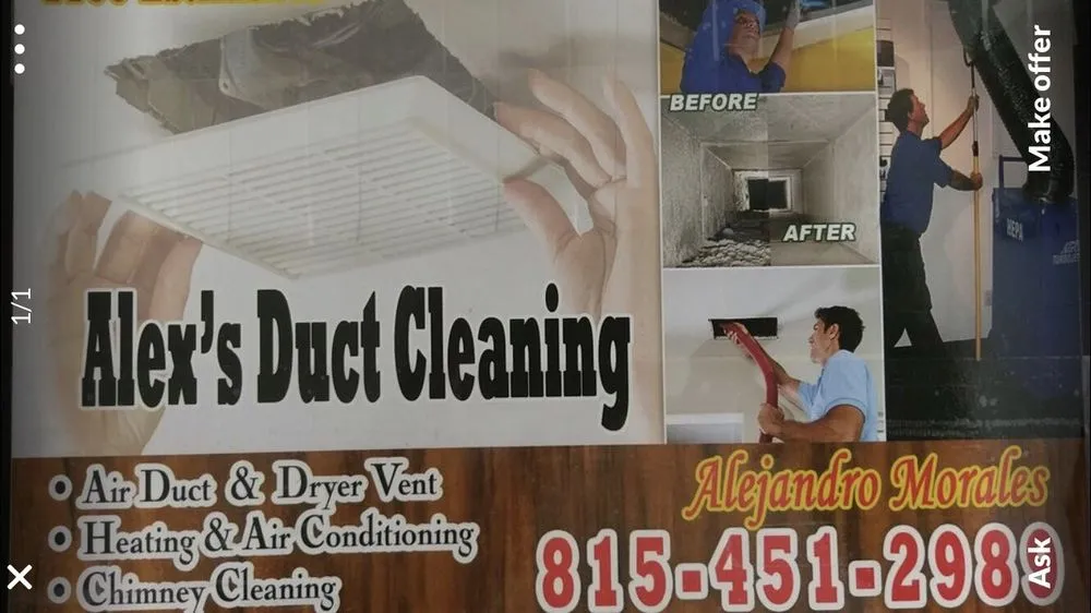 Slide of Alex's Duct Cleaning