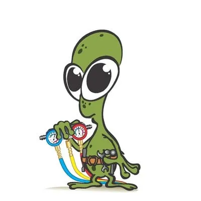 Slide of Alien Air Conditioning and Heating