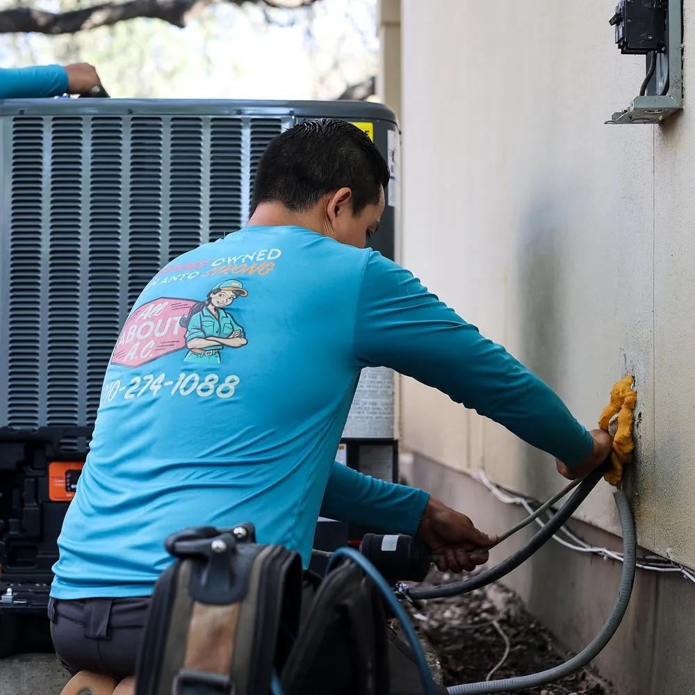 Slide of All About Air Conditioning & Heating