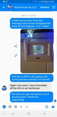 All American Air Logo