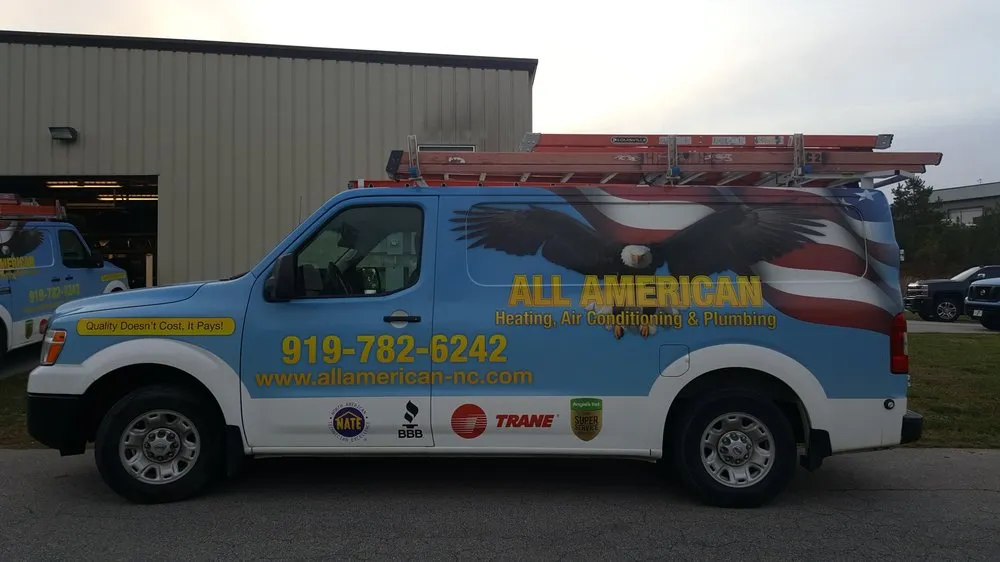 Slide of All American Heating, Air & Plumbing