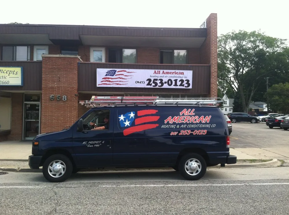 Slide of All American HVAC