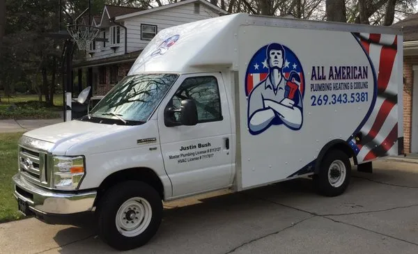 All American Plumbing, Heating and Cooling Logo