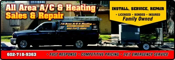 All Area A/C And Heating Logo
