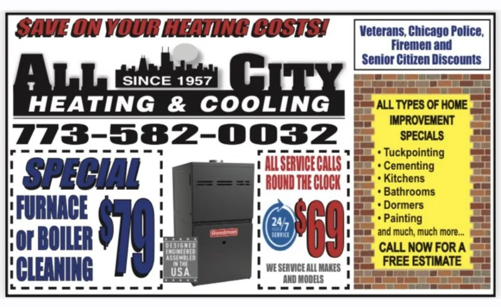 Slide of All City Heating and Cooling