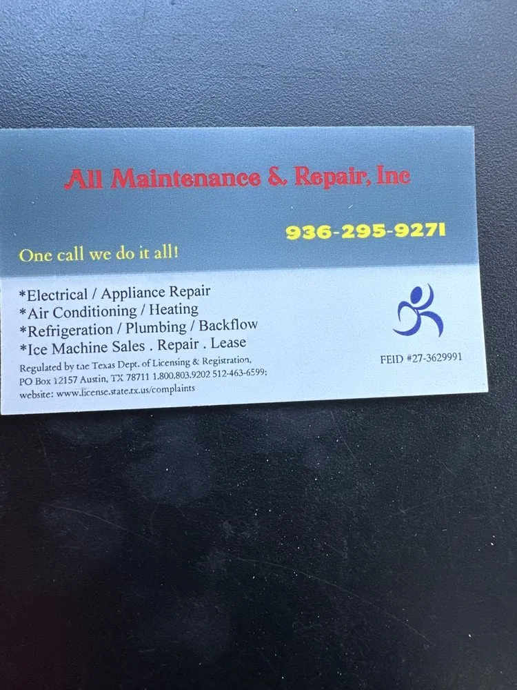 Slide of All Maintenance & Repair