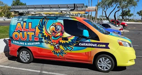All Out Cooling & Heating Logo