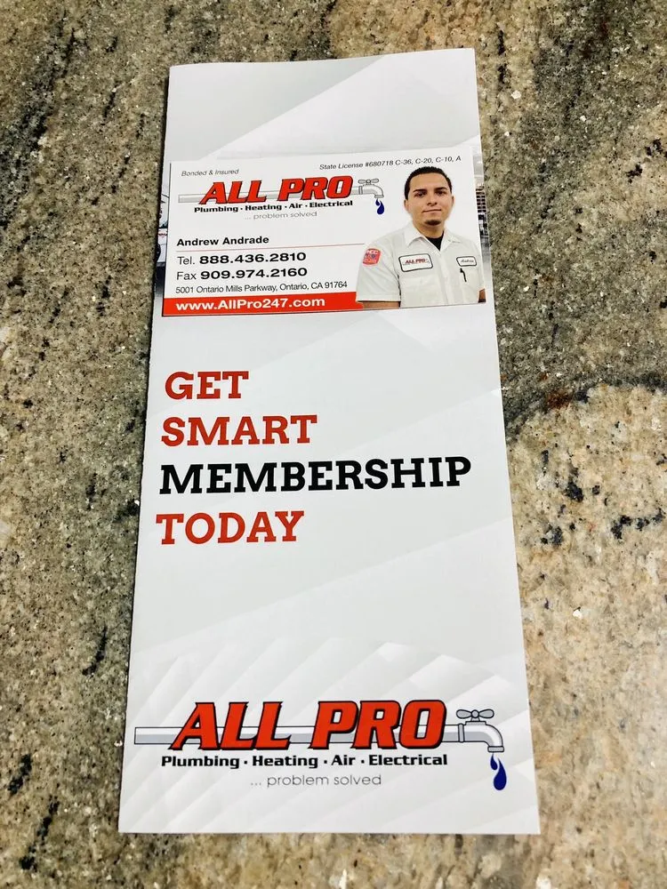 Slide of All Pro Cooling Heating Plumbing & Electrical