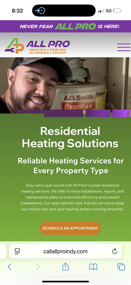 Slide of All Pro Heating and Air