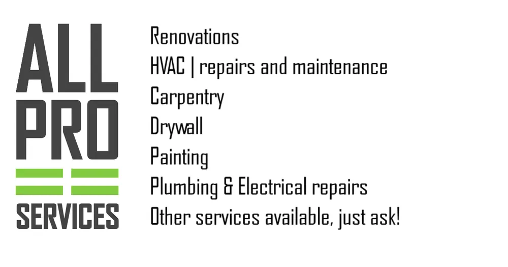 Slide of All Pro Services