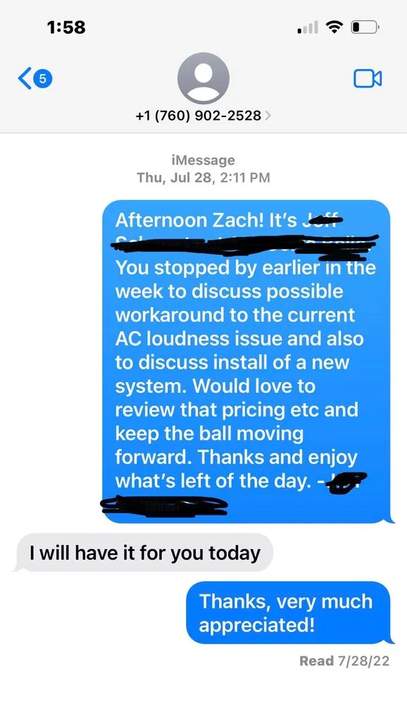 Slide of All Seasons Air Conditioning, Plumbing & Heating