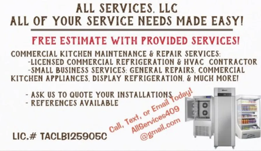 Slide of All Services