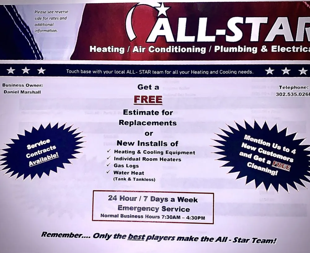 Slide of All Star Heating & Air Conditioning
