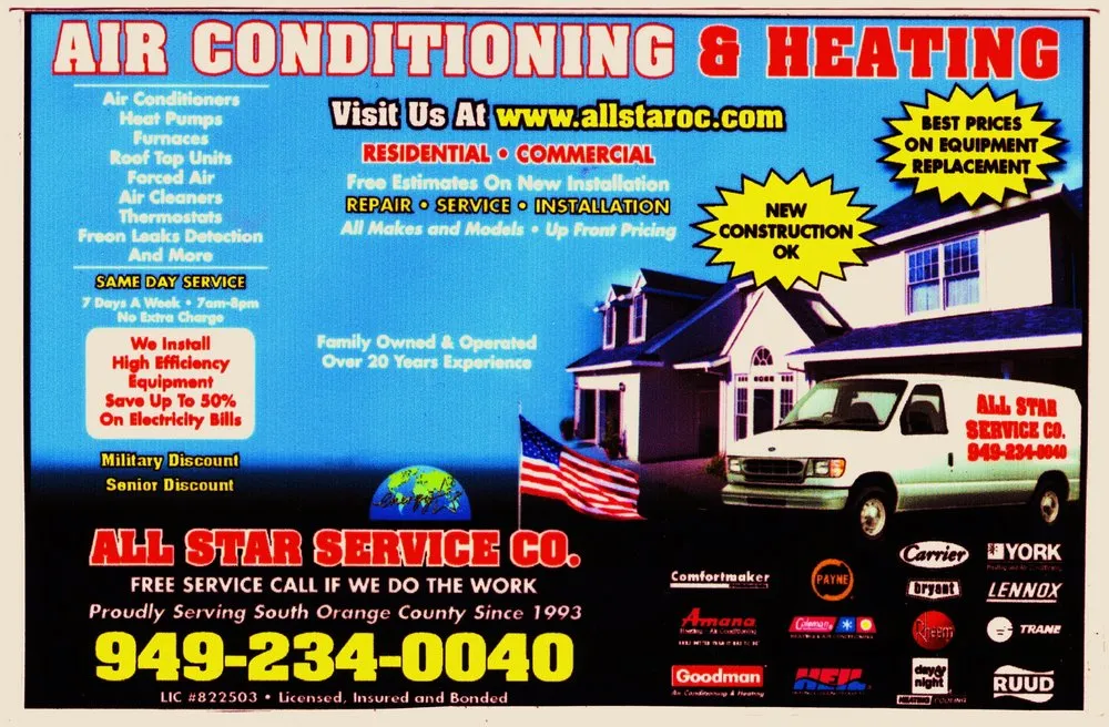 Slide of All Star Service Co