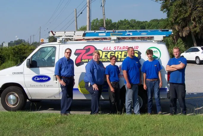 Slide of All Starr Air 72 Degrees